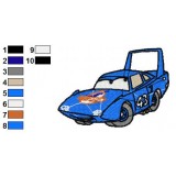 King Disney Cars Embroidery Design